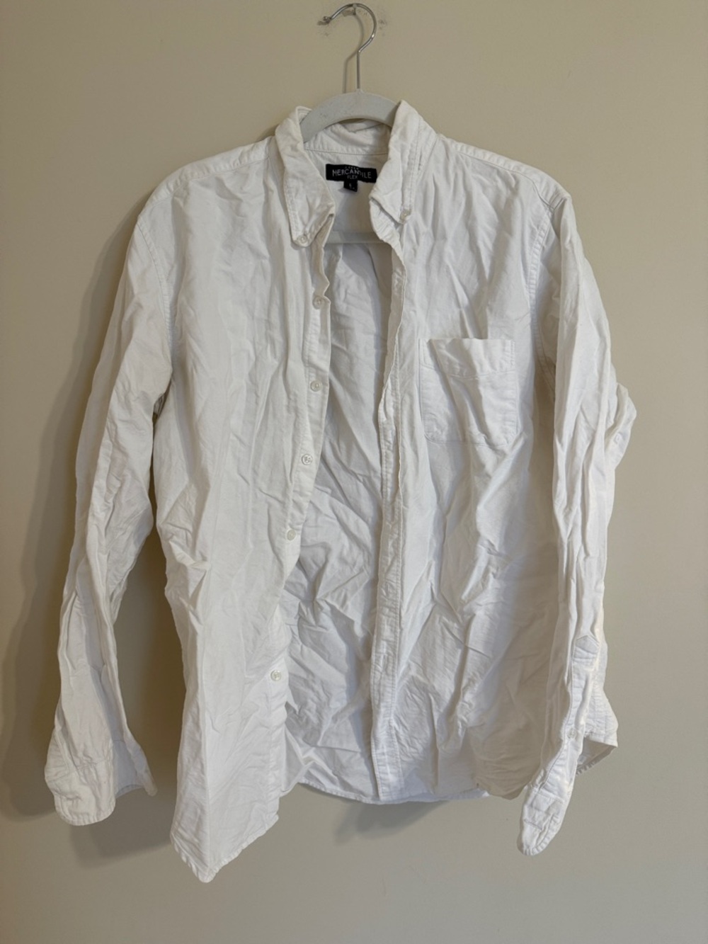 J. Crew Mercantile Flex Button Down Shirt SZ L